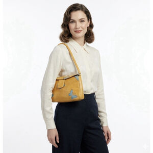 Arcadia Genuine Leather Butterfly Bag